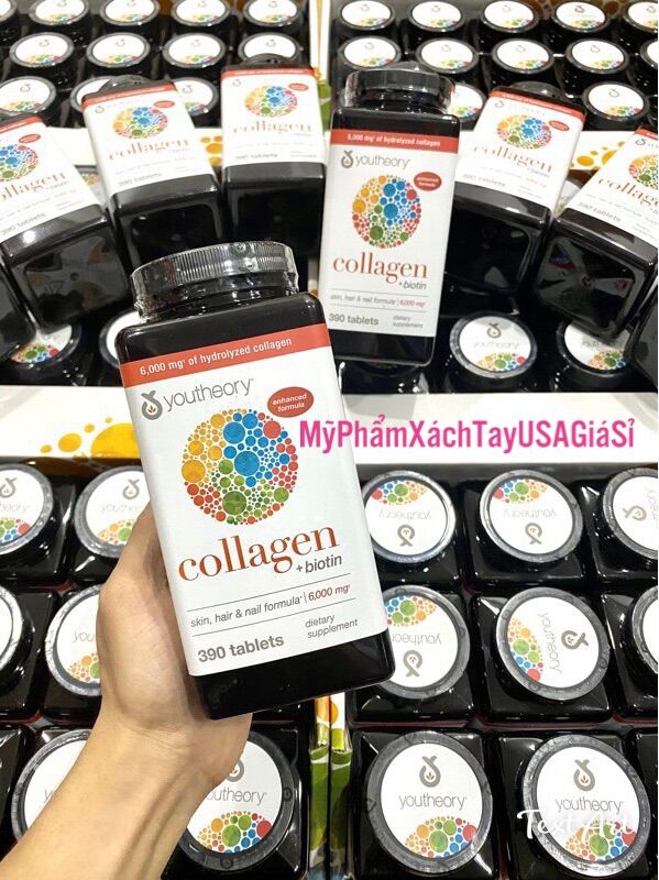 Collagen 390 viên collagen Youtheory Advanced Type