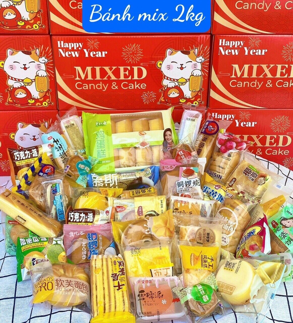 Bánh mix đủ vị đài loan (1kg)