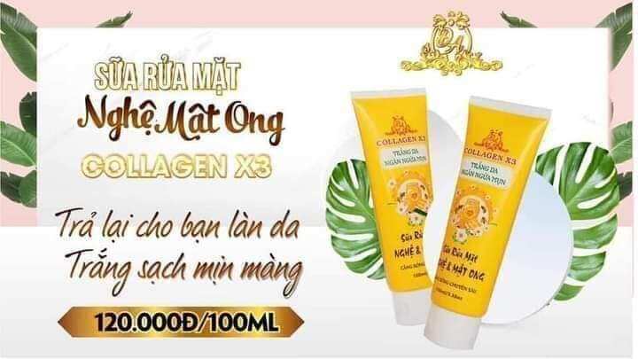 sửa rửa mặt nghệ mật ong