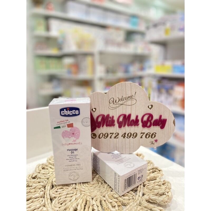 Dầu massage cho bé sơ sinh CHICCO