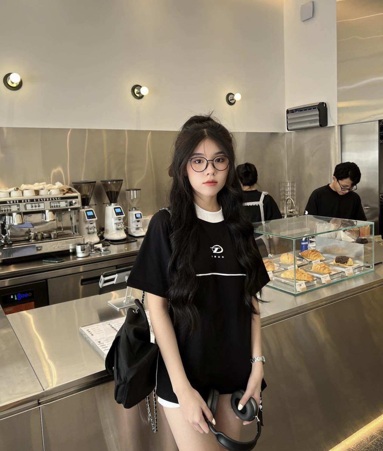Áo thun Igu line phối viền trắng