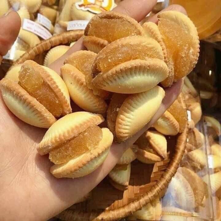 Bánh quy sò kẹp khóm Thái Lan 350g (Bánh dứa, bánh khóm, bánh thơm)