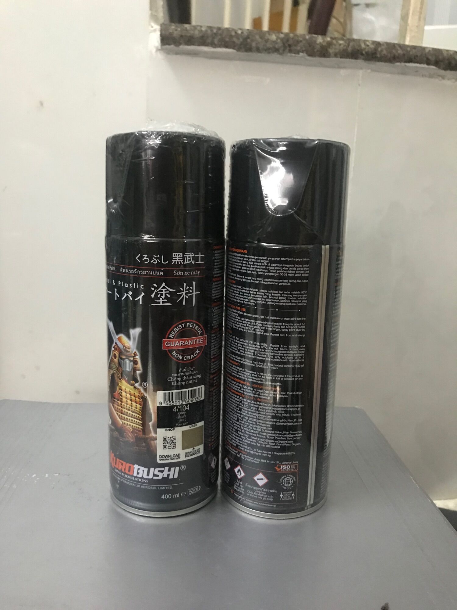 Sơn Samurai màu xám xi măng 104 dễ dàng sử dụng