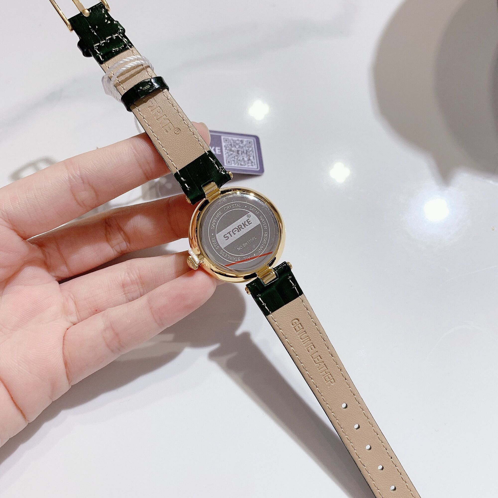 Đồng Hồ Nữ Starke Xanh Lá