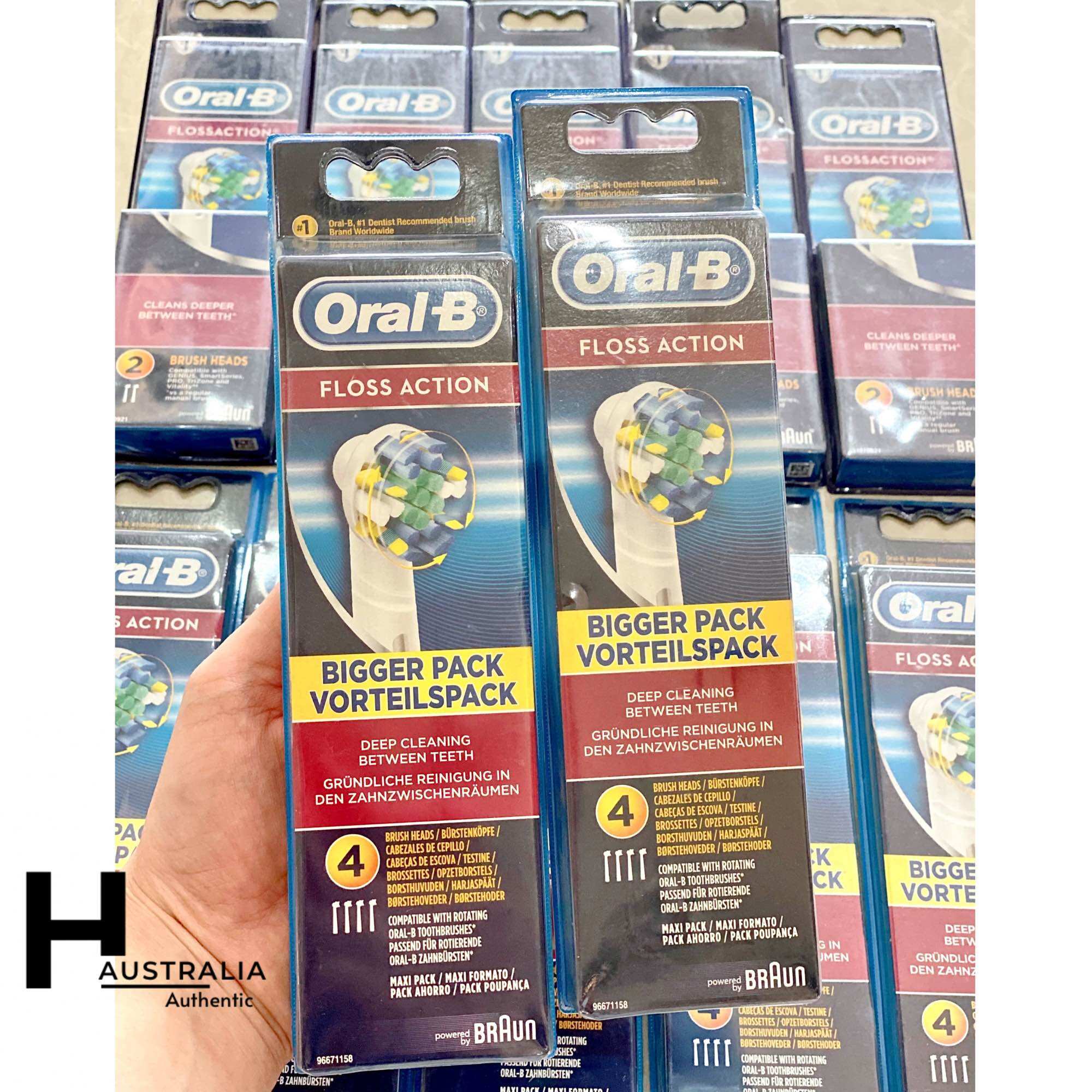 Đầu Thay Bàn Chải Oral-B FlossAction ( Set 2/4 Đầu )