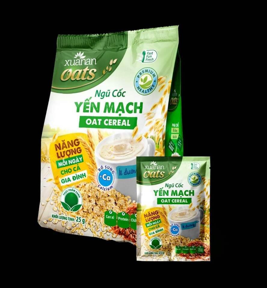 Bột ngũ cốc yến mạch xuân an 400g / 25gr*16g