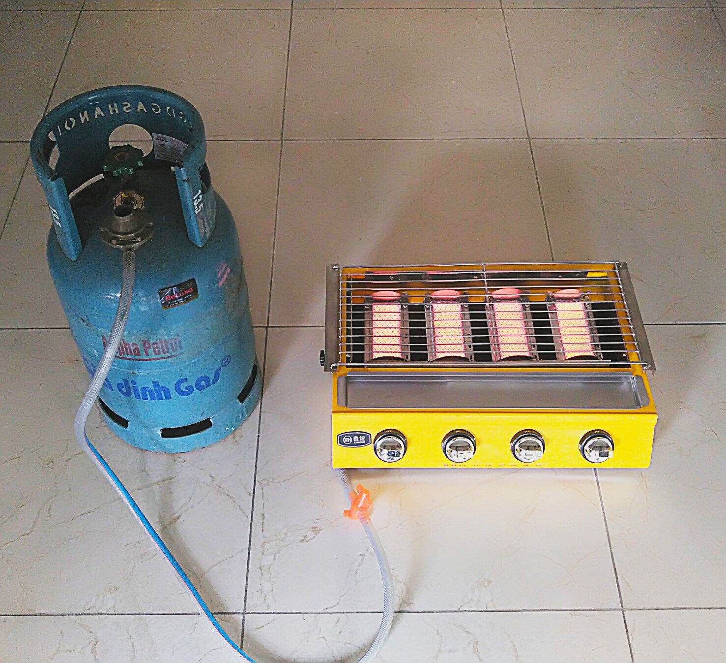 Lò nướng gas 4 đầu nướng
