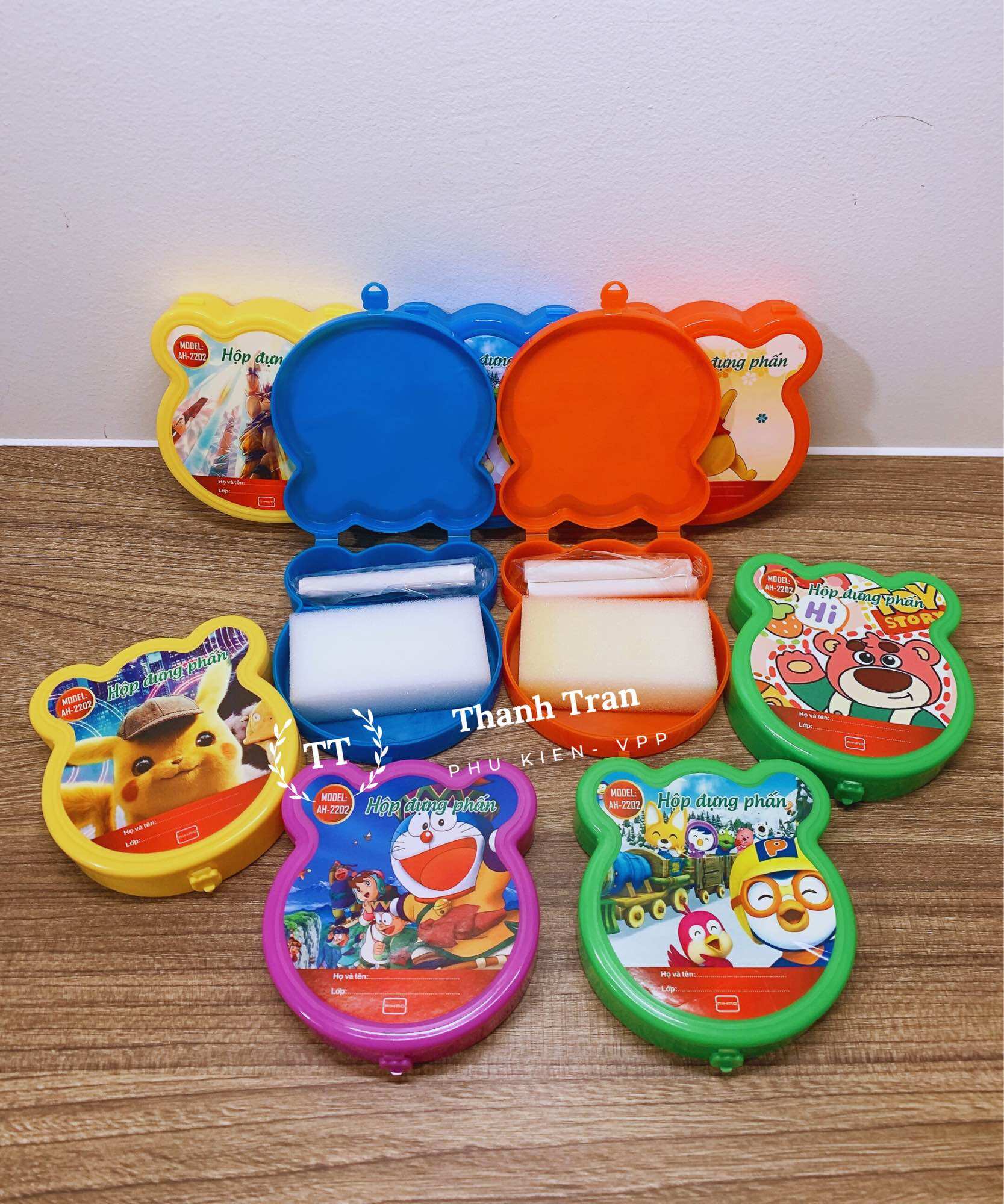 Hộp đựng phấn học sinh hình gấu panda