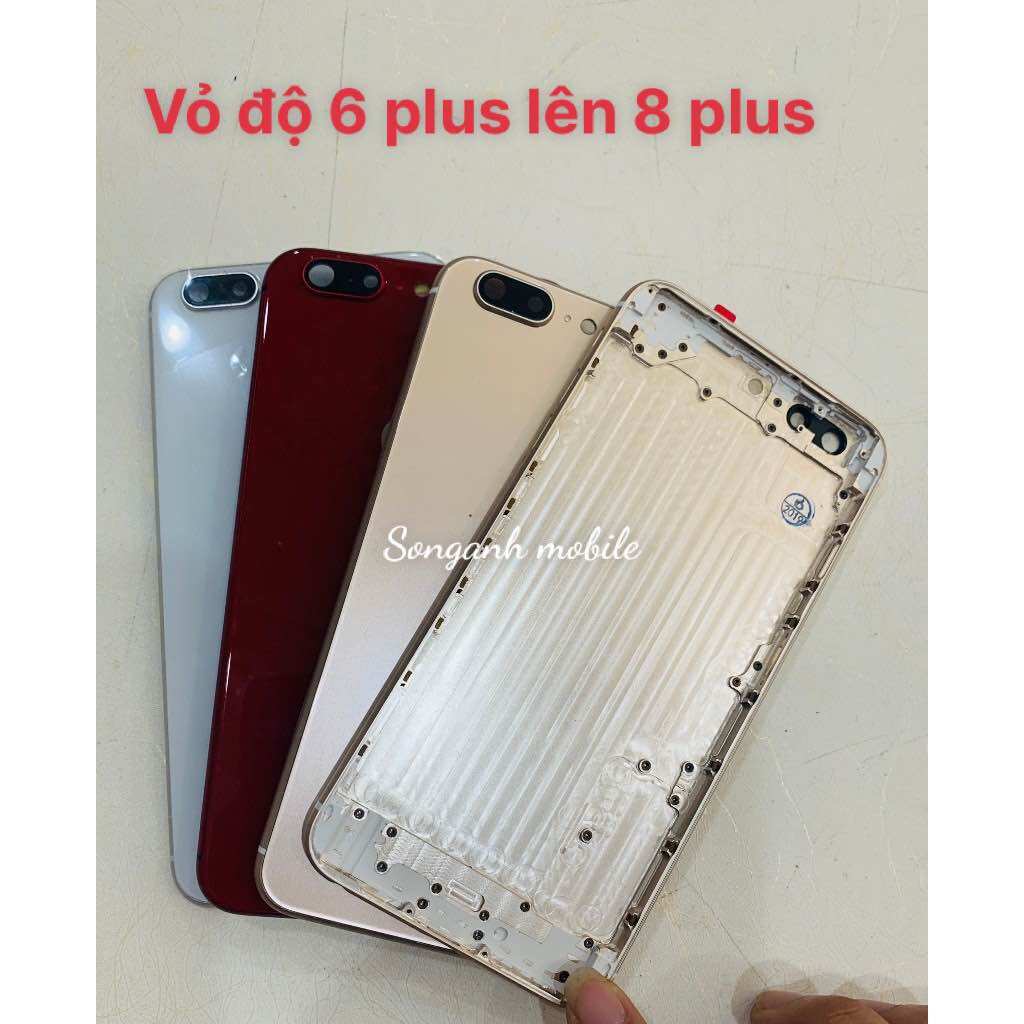 Vỏ độ tương thích cho ip 6plus lên 8 plus đầy đủ phím và khay sim