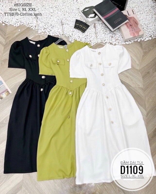 Bigsize 60- 90kg ĐẦM DÀI TÚI