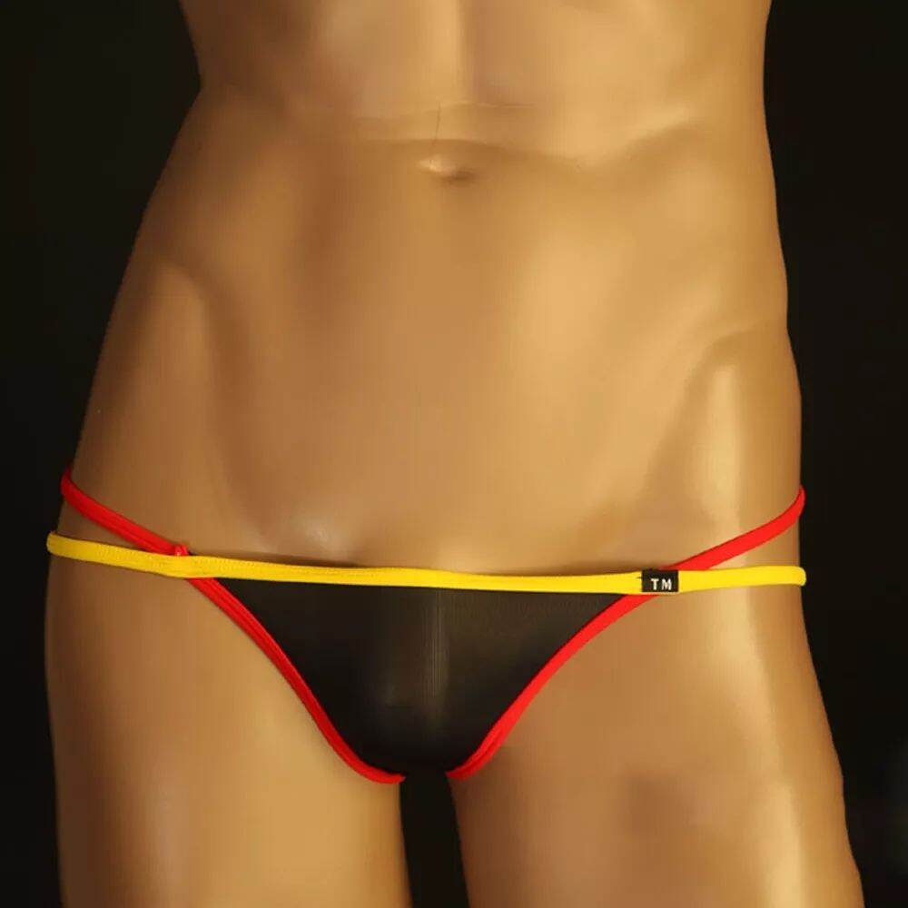 Quần lót nam bikini dây thun cotton size M-L