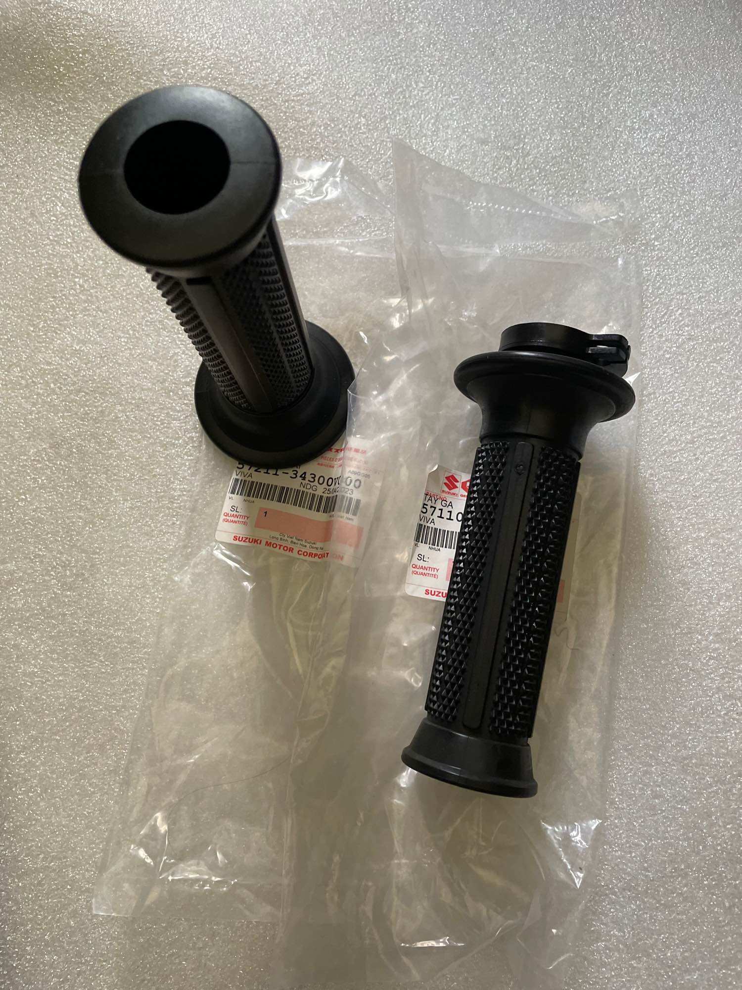 Tay ga vs tay nắm trái viva 110, xipo 110rgv