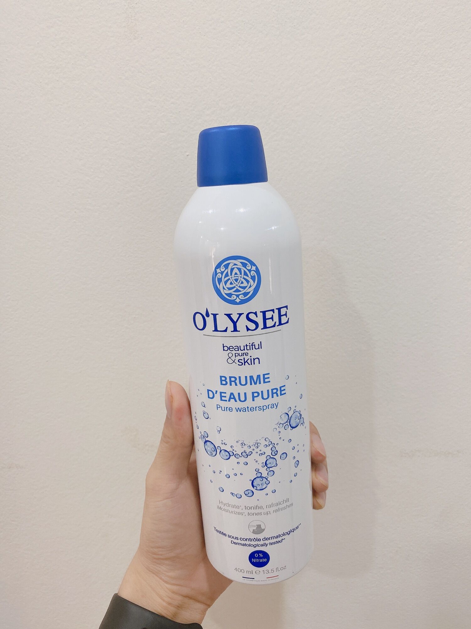 Xịt khoáng dưỡng ẩm Olysee Brume 400ml
