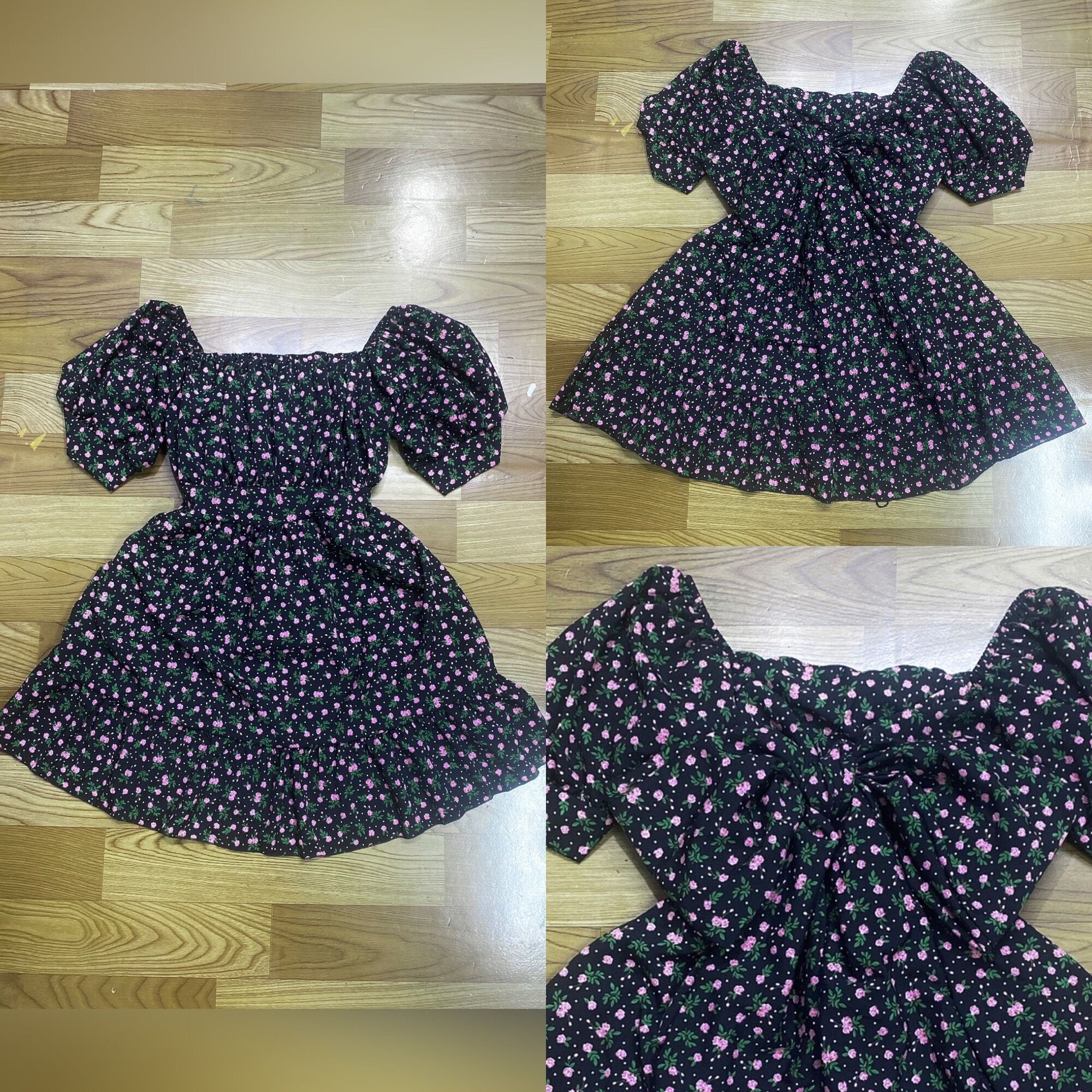 [Bigsize 60-85kg] Đầm thắt nơ lưng