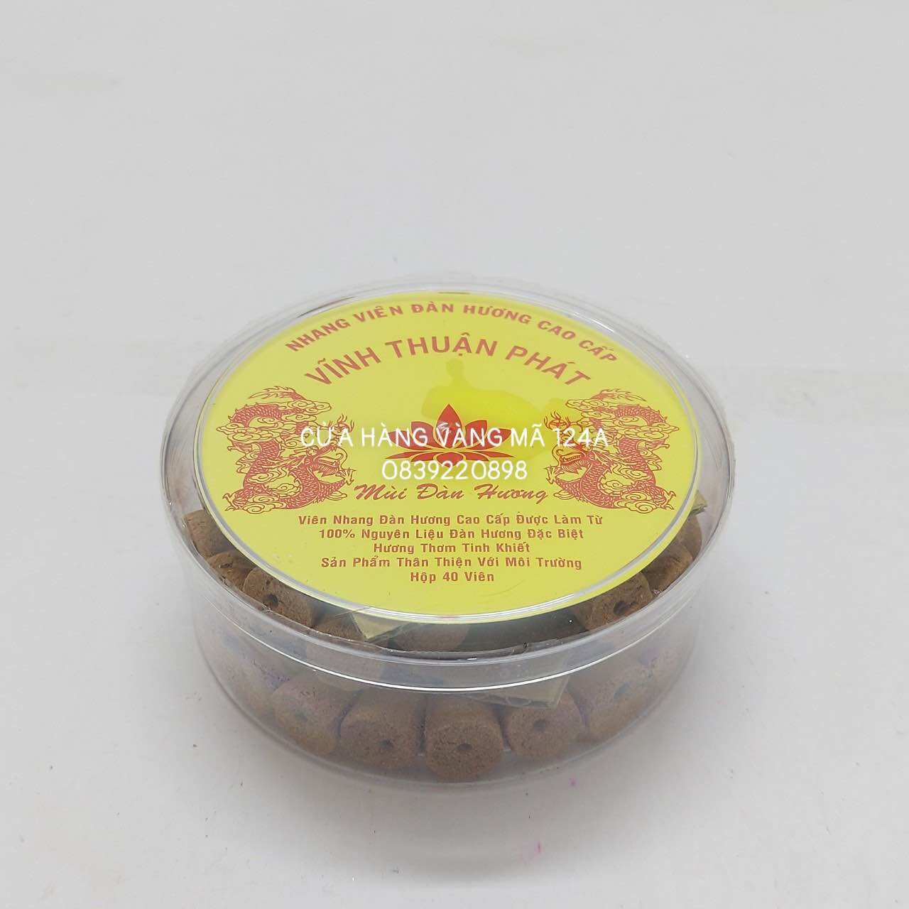 Nhang viên nụ vĩnh thuận phát nhang chính hãng cao cấp/ đàn hương/ trầm hương/ thảo dược