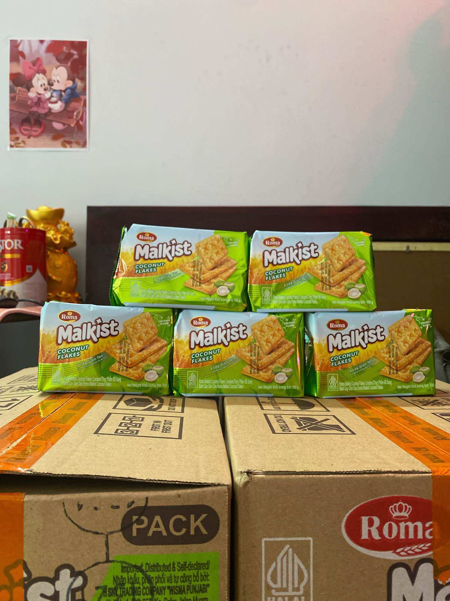 Bánh roma malkist dừa 100g