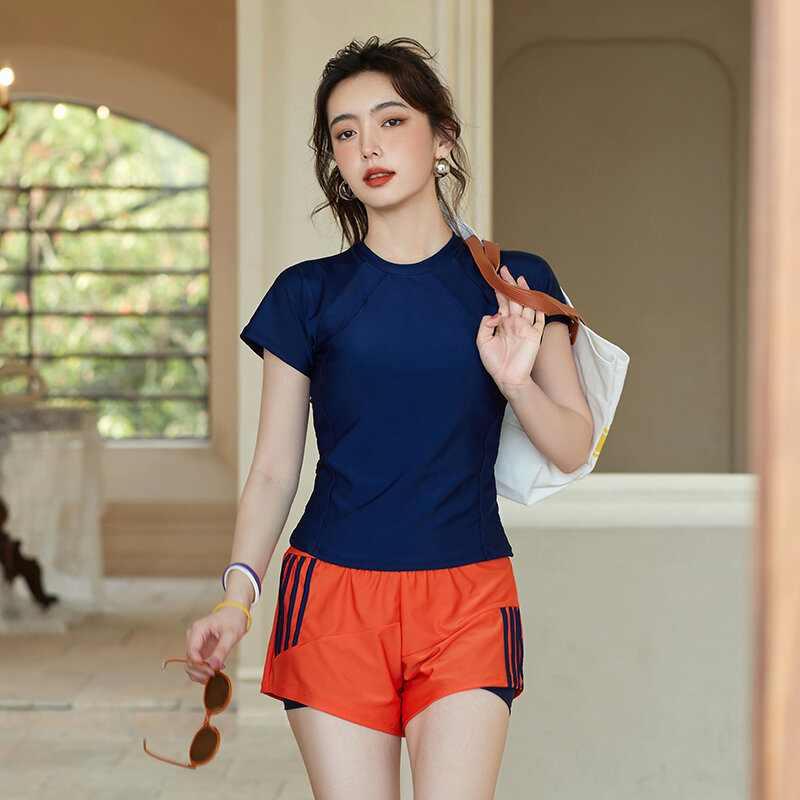 Đồ bơi nữ đồ bơi mẫu mới 2024 ngâm suối nước nóng hai mảnh nữ che bụng thon gọn cỡ lớn cô nàng mập kg che mỡ