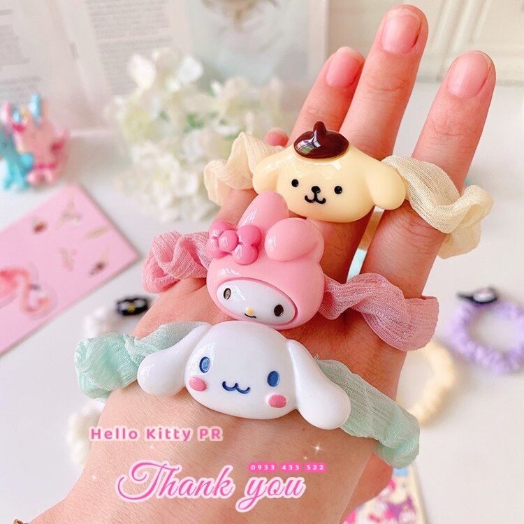 Dây cột tóc Hello Kitty - Doremon Doraemon