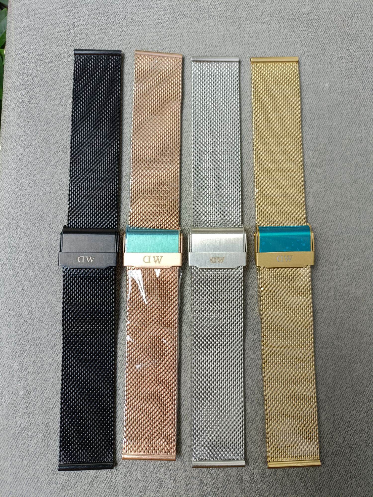 Dây đồng hồ lưới thép DW đủ size( Tặng kèm dụng cụ thay dây)