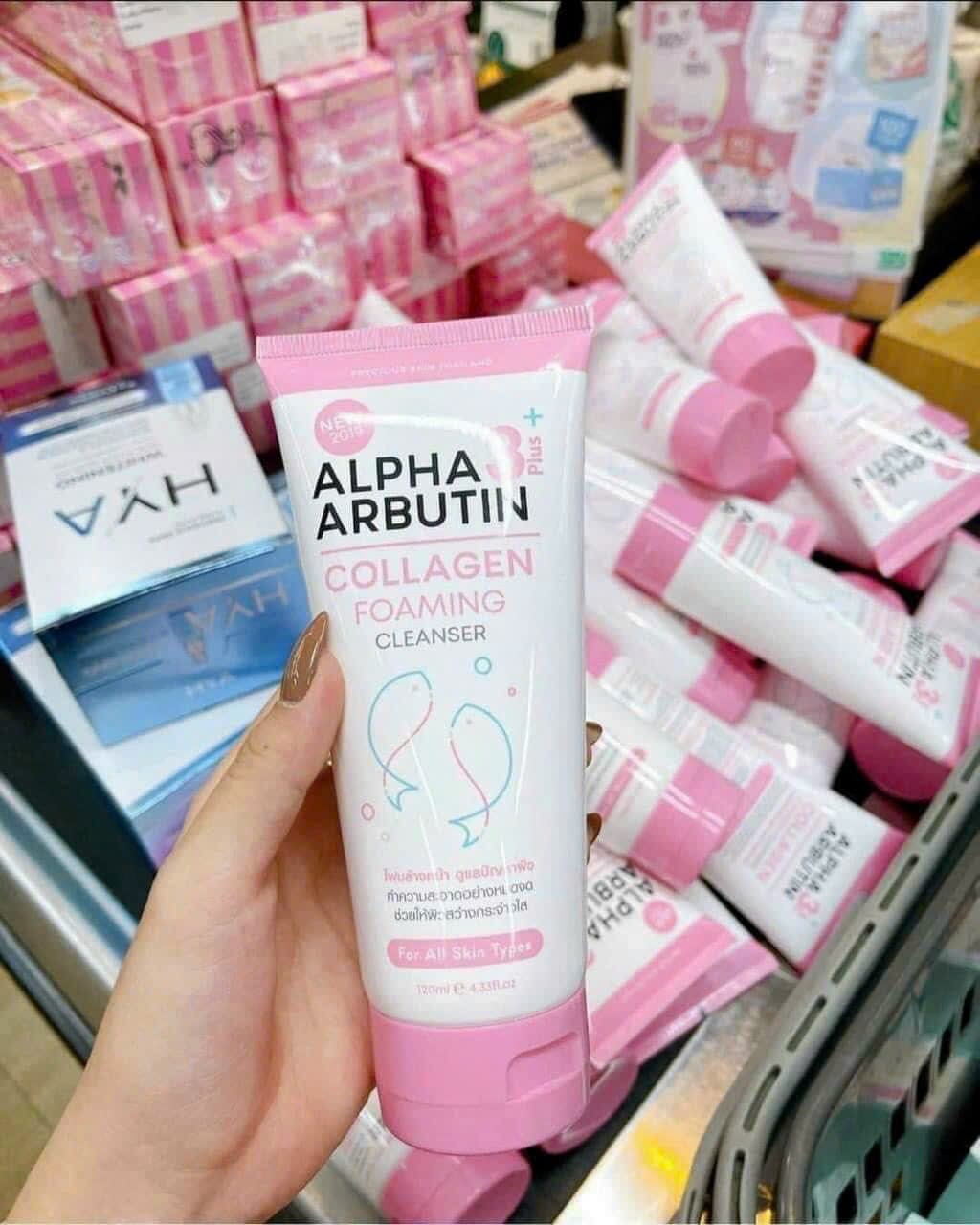 Sữa Rửa Mặt Alpha Arbutin 3 Plus Thái Lan 120ml