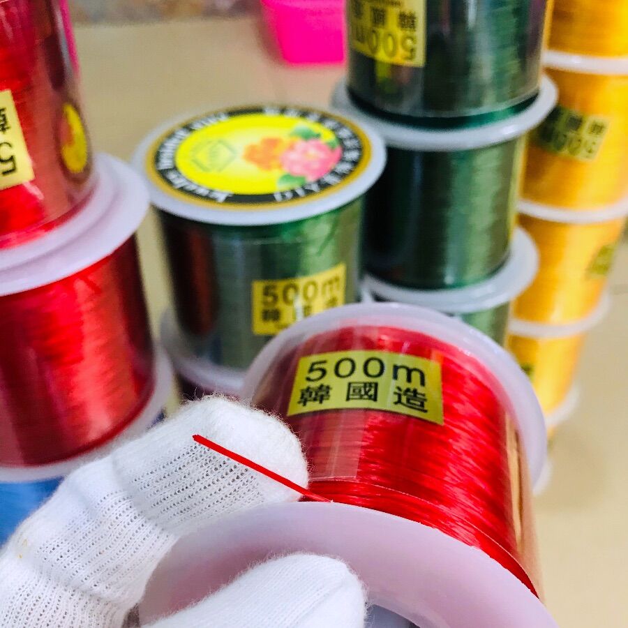 [Giá sỉ] Chỉ chun co giãn cuộn to 500m các màu
