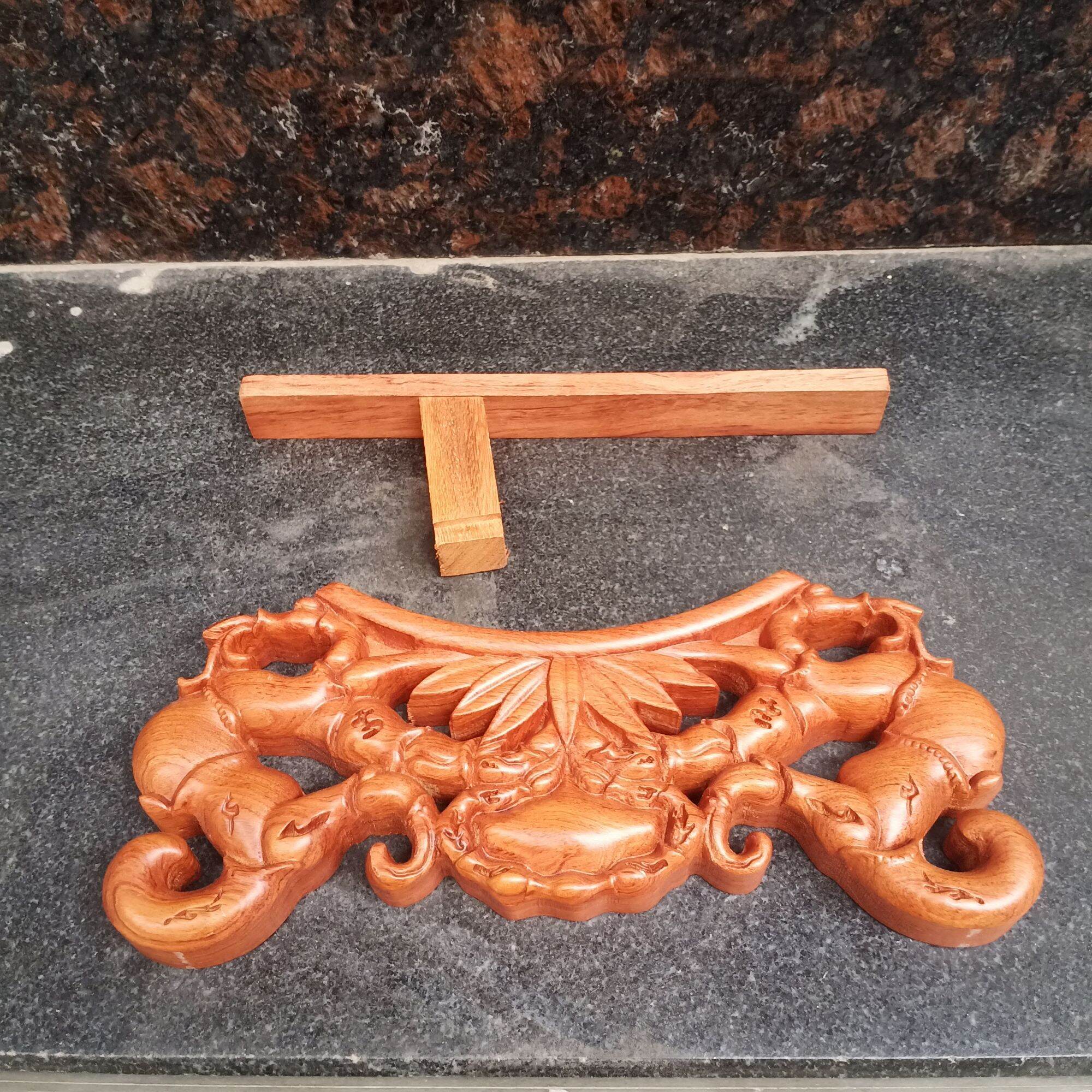 Tranh đĩa gỗ (mẫu Mã đáo thành công) đường kính 30 cm