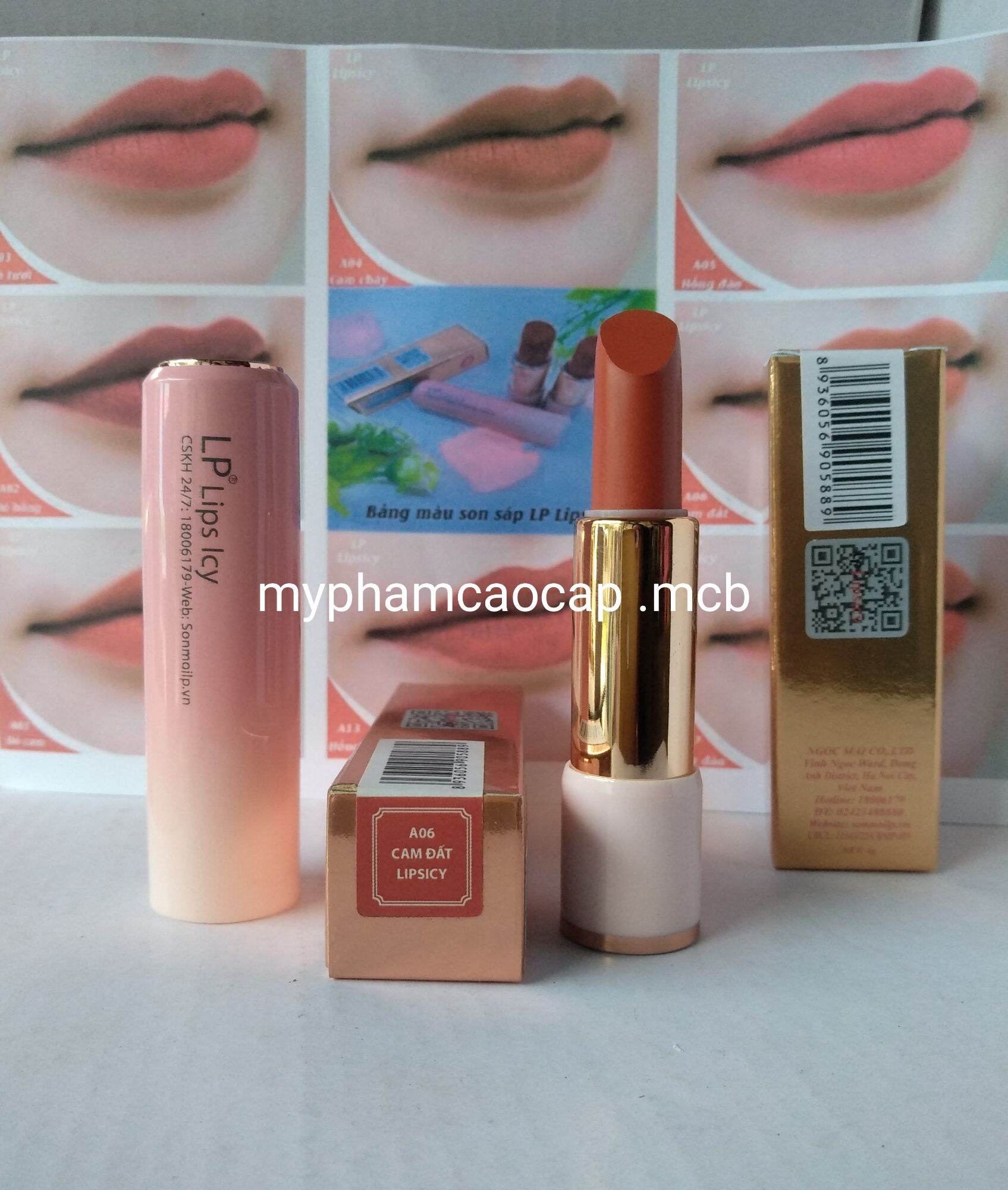 Son Lp Lipsicy màu cam đất