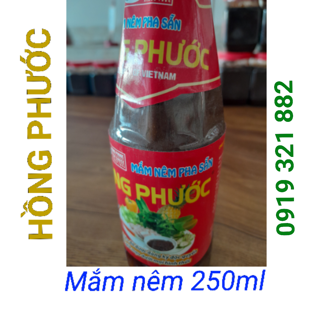 mắm nêm Phú Quốc Hông Phước 30 chai nhựa 250ml