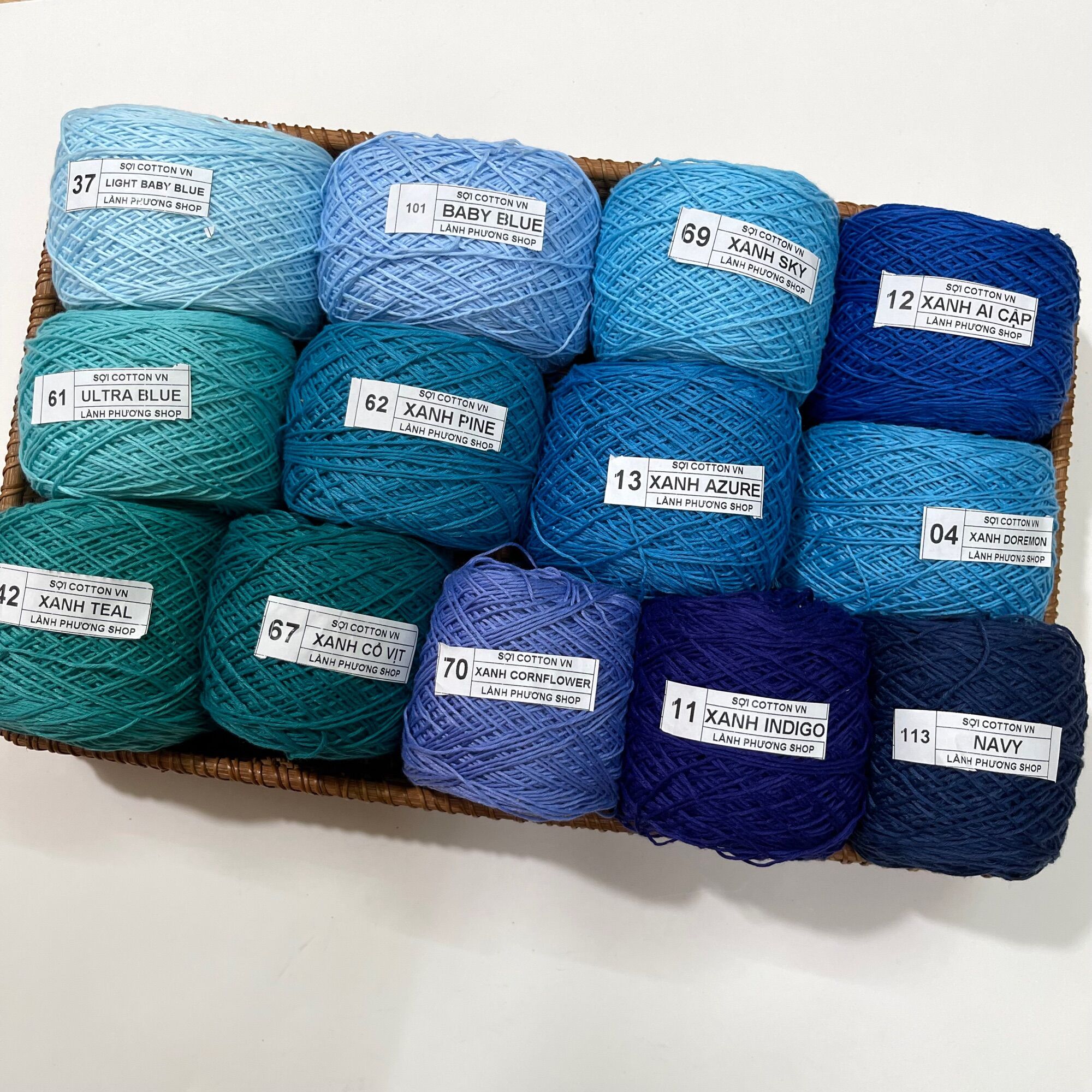 Sợi Cotton Việt Nam ( 100gr)