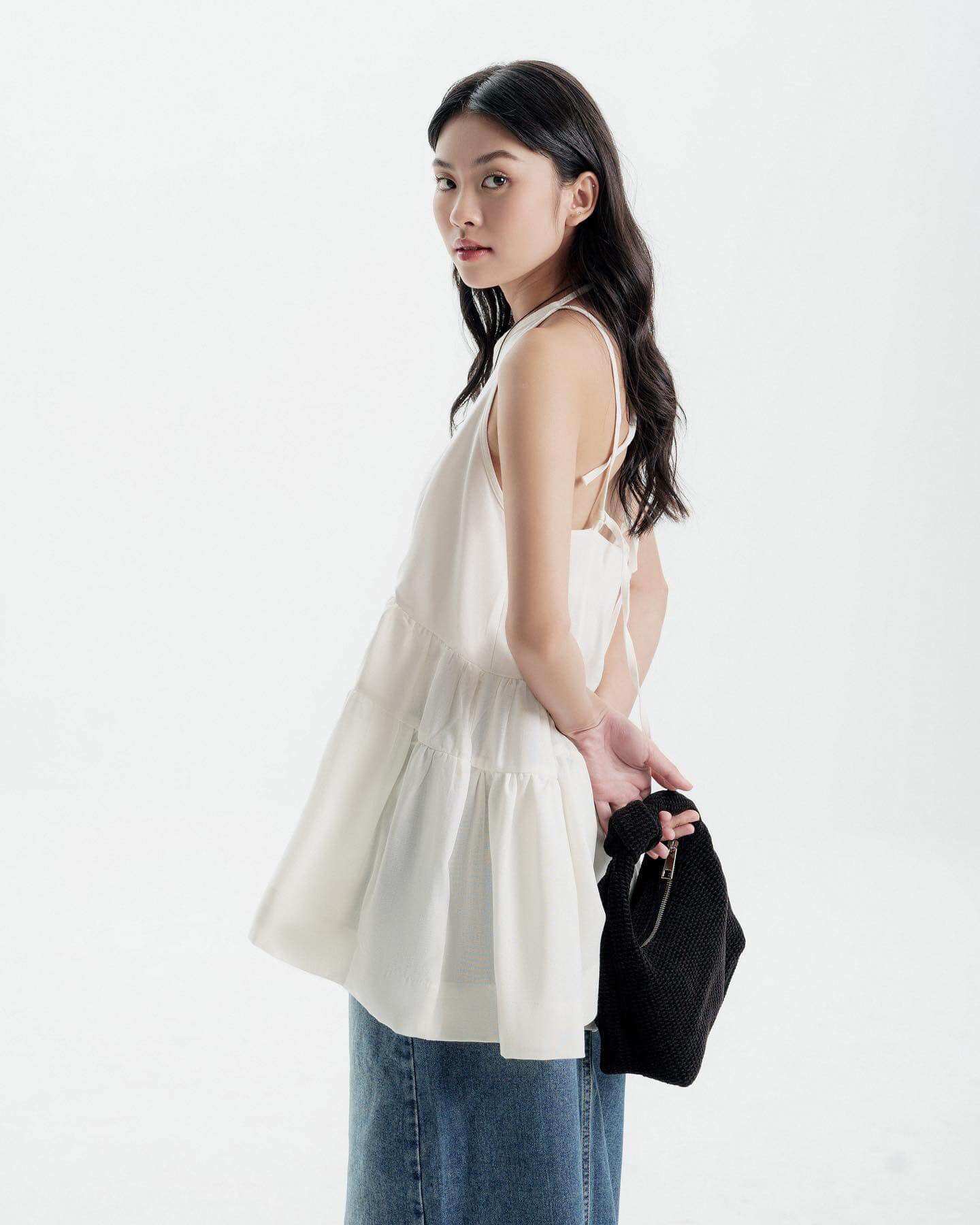 HOÀN TIỀN 15% - DOB - Áo yếm linen