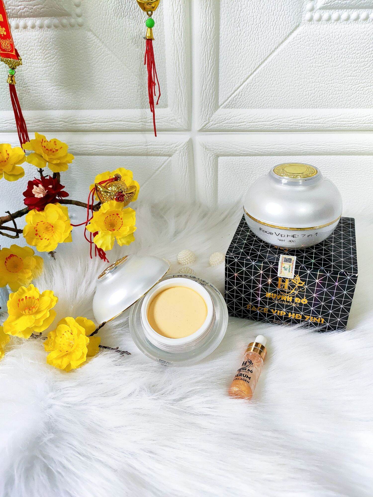 Kem Face Vip Huỳnh Đỗ tặng kèm serum ủ trắng