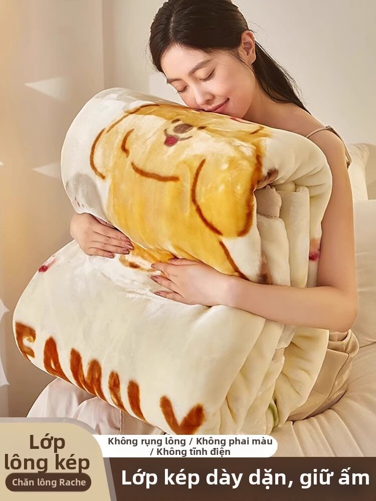 Plush Throw Blanket All Season Giá 717,000 Đồng*Miễn phí vận chuyển