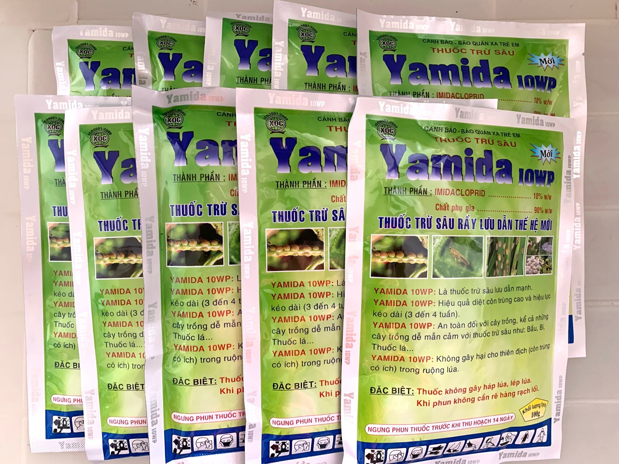Thuốc trừ sâu yamida 10wp - 100g - trừ sâu rầy, bọ trĩ lưu dẫn thế hệ mới