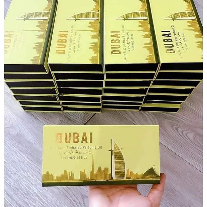 Set nước hoa mini Dubai vàng