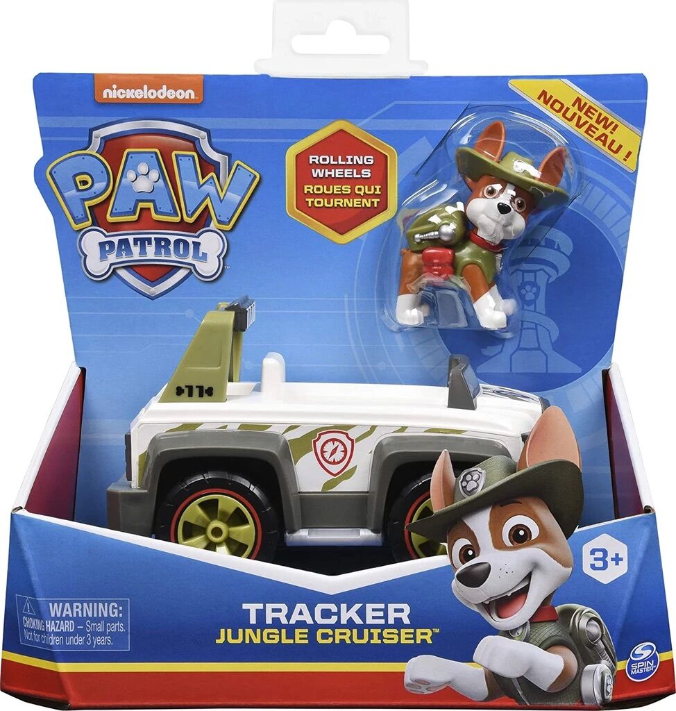 Đồ chơi Paw Patrol: Tracker và xe