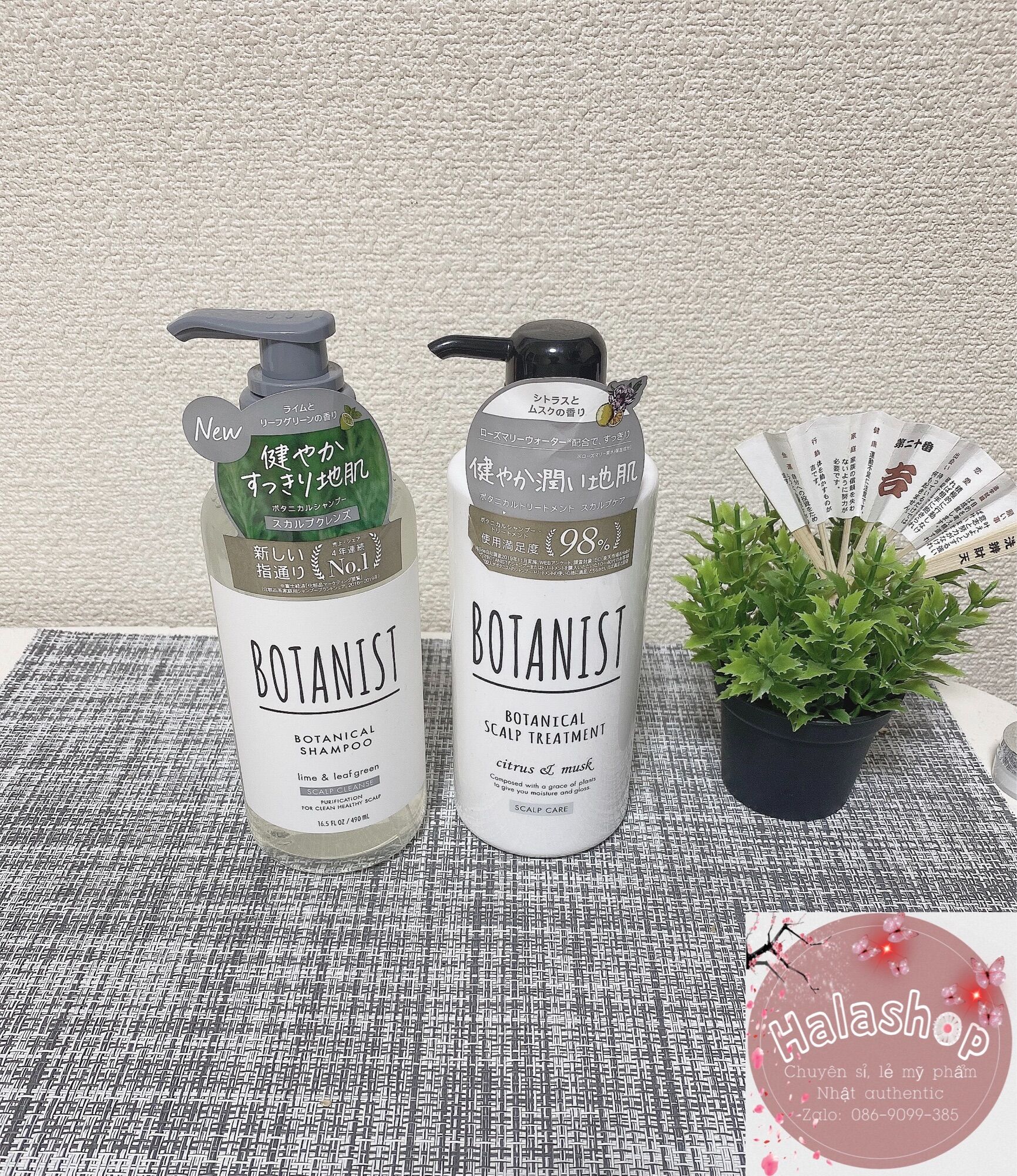 Set dầu gội- xả Botanist 490ml