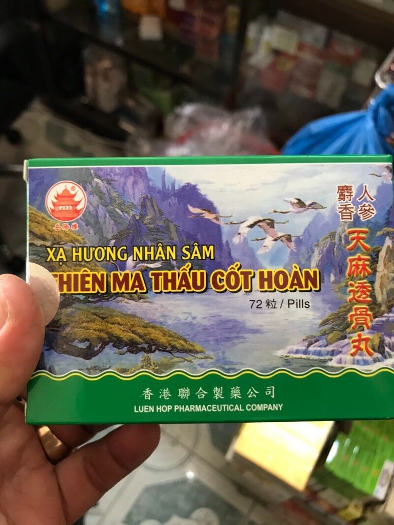 Xạ Hương Nhân Sâm Thiên Ma Thấu Cốt Hoàn, Hồng Kông 72 Viên