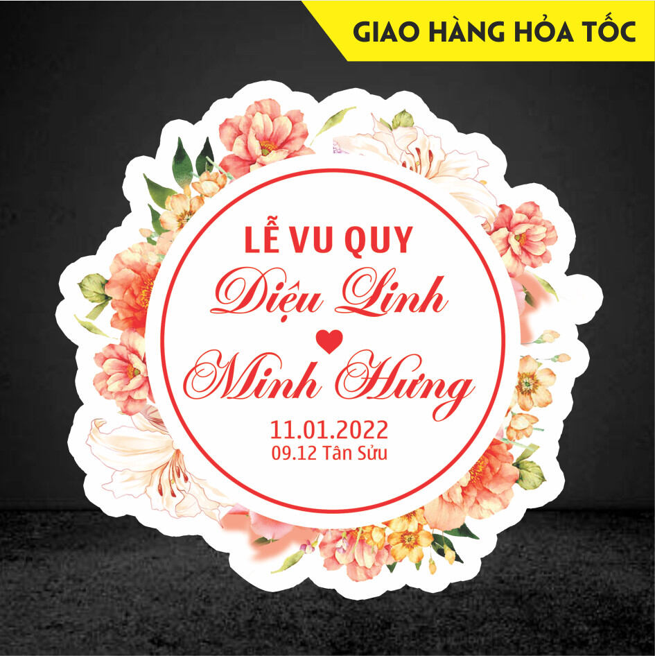 Bảng để cổng cưới, trang trí đám cưới
