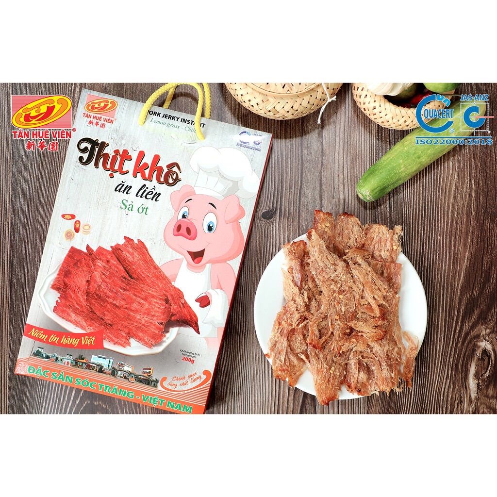 Thịt khô sả ớt Tân Huê Viên (hộp 200g)