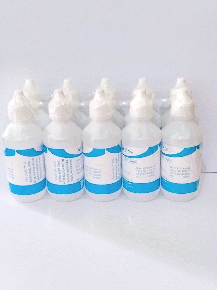 Combo 10 Chai NƯỚC OXY GIÀ  3% Chai 60 ml