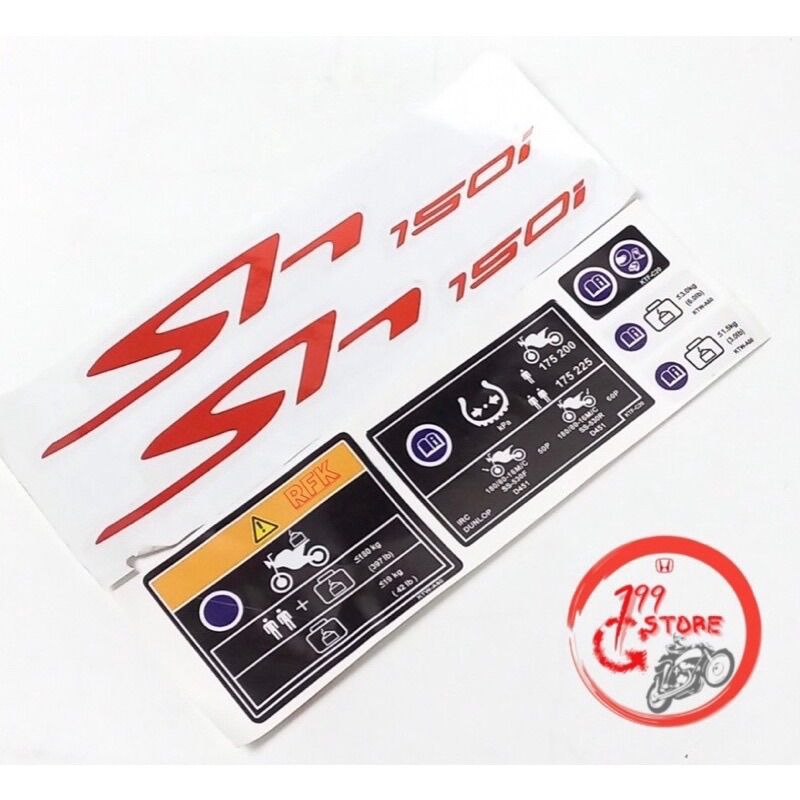 Bộ tem thông số + ốp sườn chữ nỗi honda sh ý 2009 2010 2011 2012