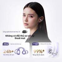 MOON JUNE | Tai Nghe Bluetooth Dẫn Xương Đeo Qua Tai Thời Lượng Pin Dài