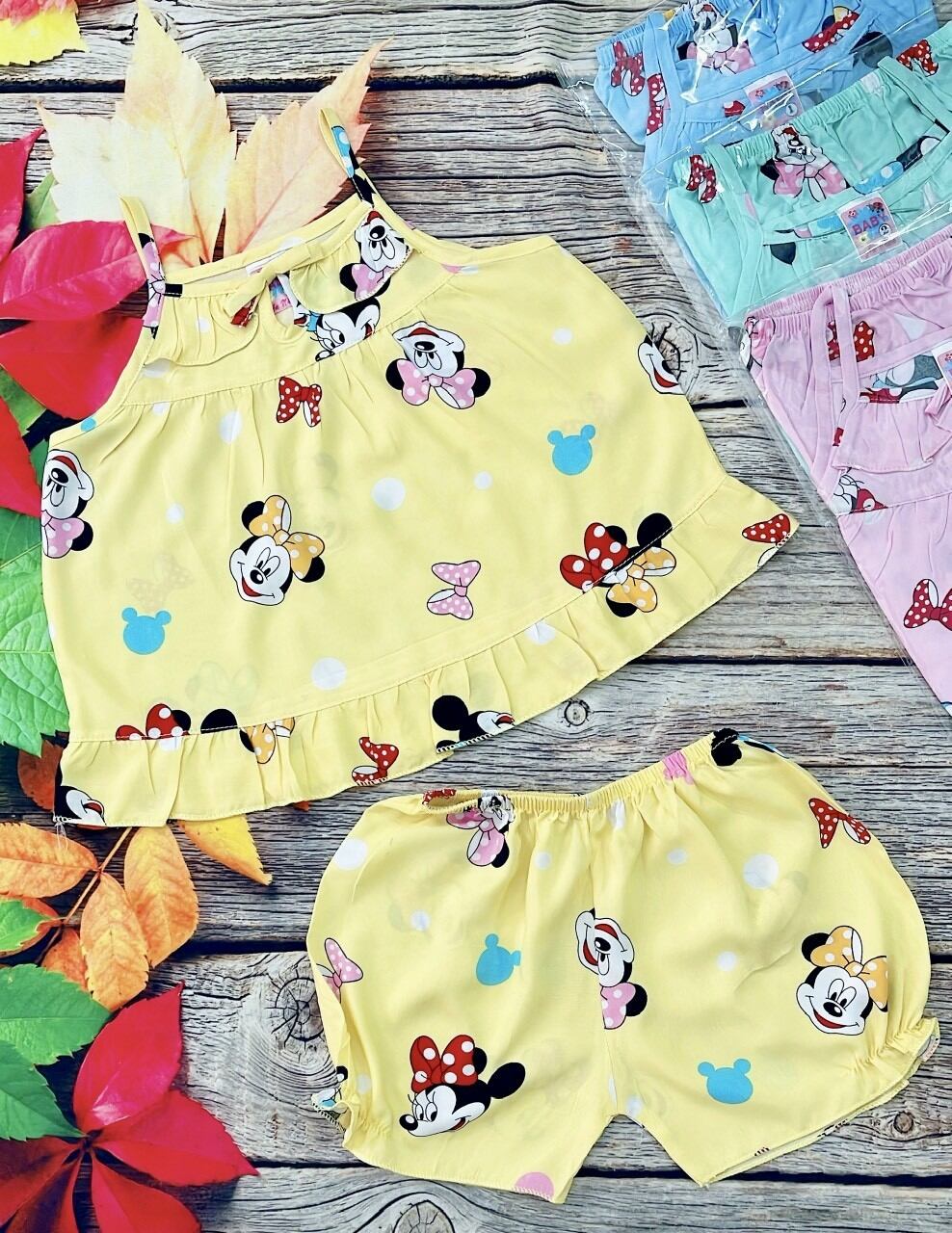 [HCM]set 3 bộ đồ tole-lanh cho bé gái 8-18kg