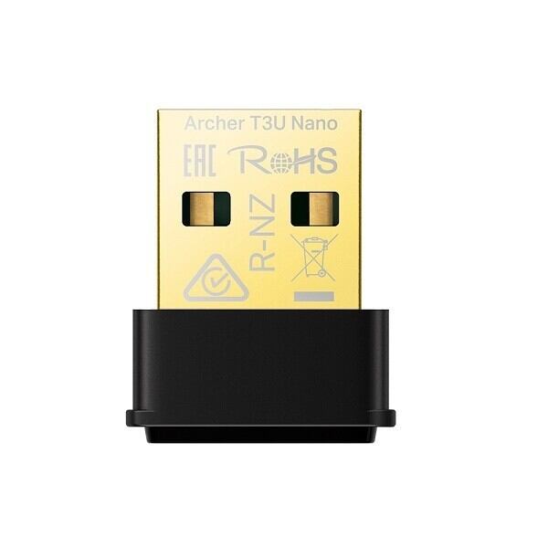 TP-Link | Tp-Link Archer T3U Nano Wireless Lan Card / Ac1300 / 867Mbps Mac Unsupported Giá 988,400 Đồng*Miễn phí vận chuyển