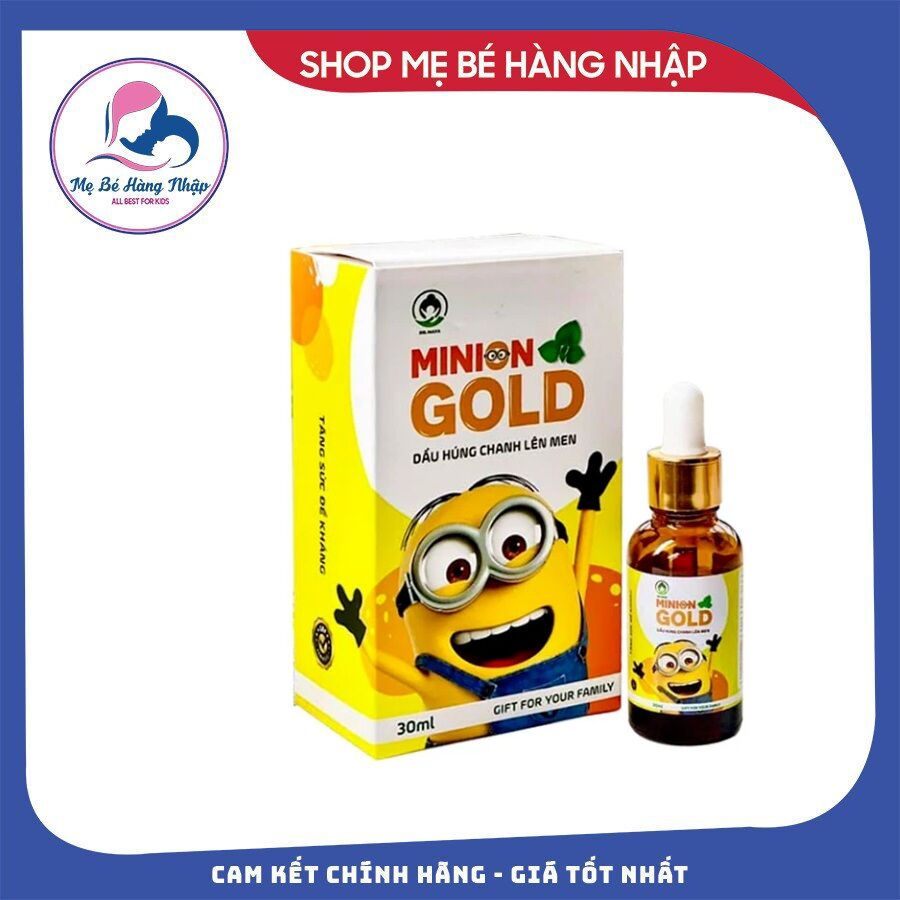 Tinh Dầu Húng Chanh Minion Gold Chính Hãng