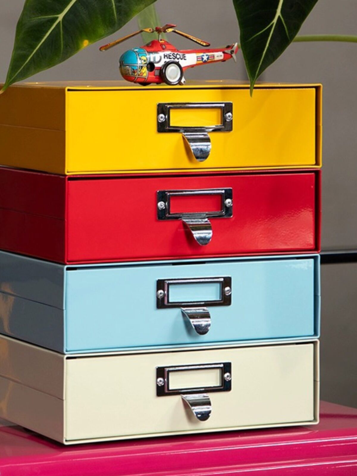 Dulton Metal Desktop Drawer Storage Box Multi-layer Stationery Document Cosmetic Miscellaneous Goods Storage Box Organizer Giá 724,000 Đồng*Miễn phí vận chuyển