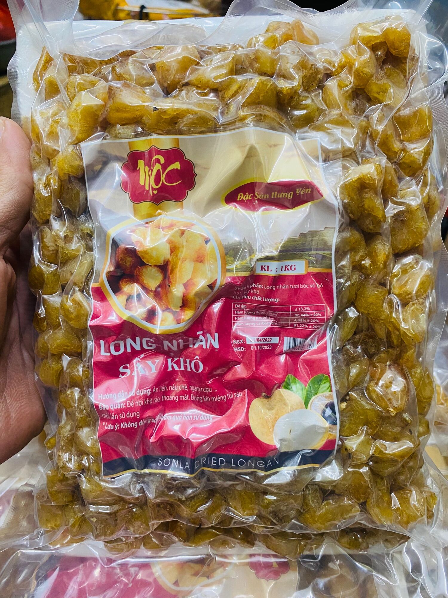 1kg long nhãn sấy khô - đặc sản hưng yên