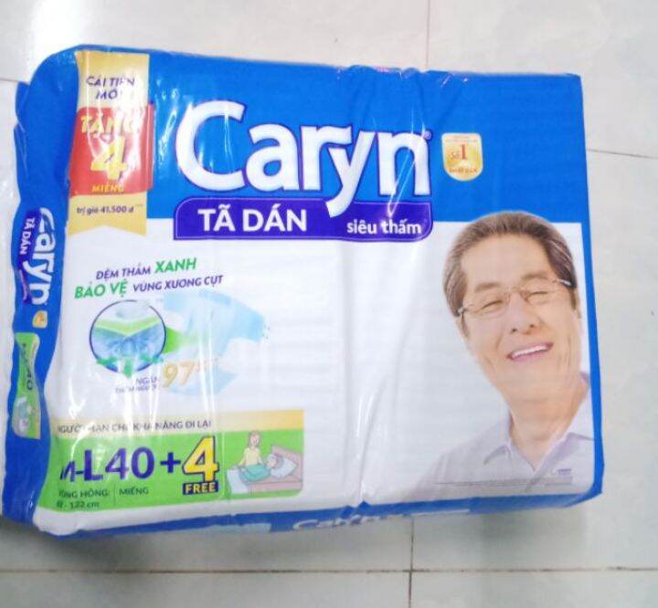 Tã dán người già Caryn ML40 siêu thấm mẫu mới