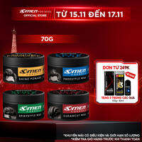 [MỚI] Sáp vuốt tóc nam Wax/Pomade Xmen for Boss 70g - Giữ nếp 8H với Keratin giúp tóc chắc khỏe