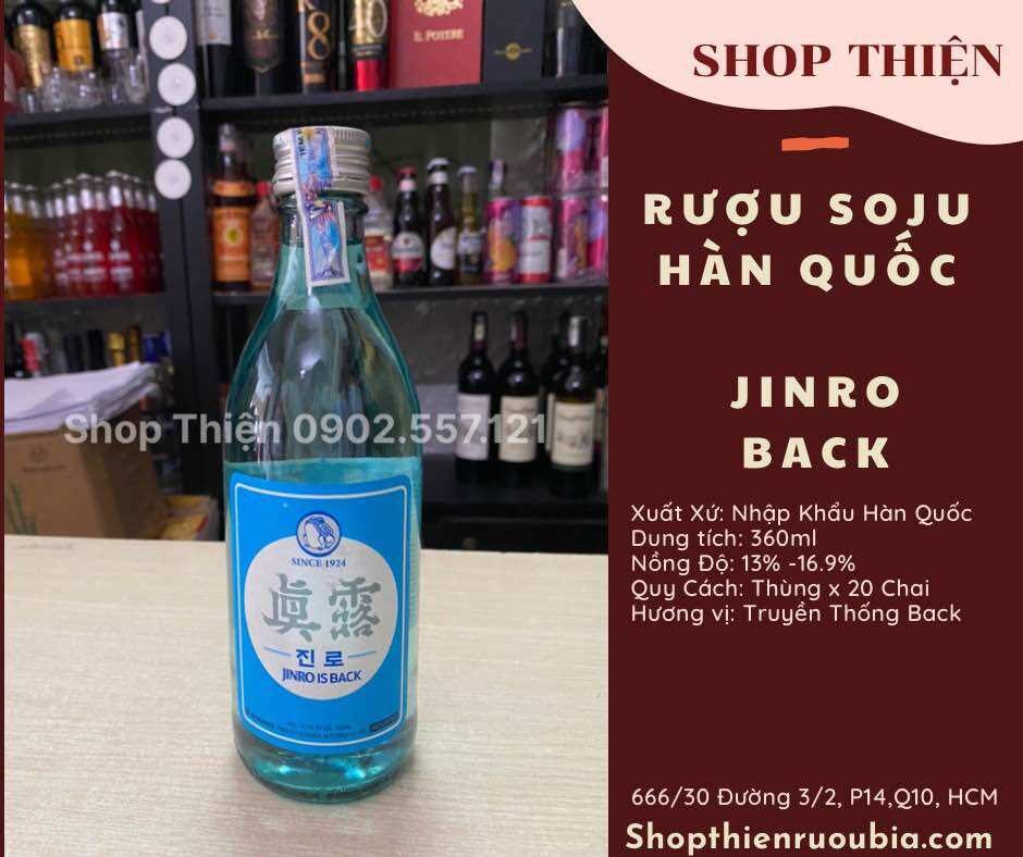 Sô Chu Soju Hàn Quốc JINRO 360ml